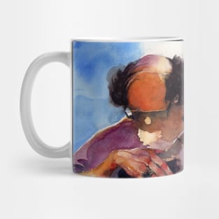 The sitar player Mug